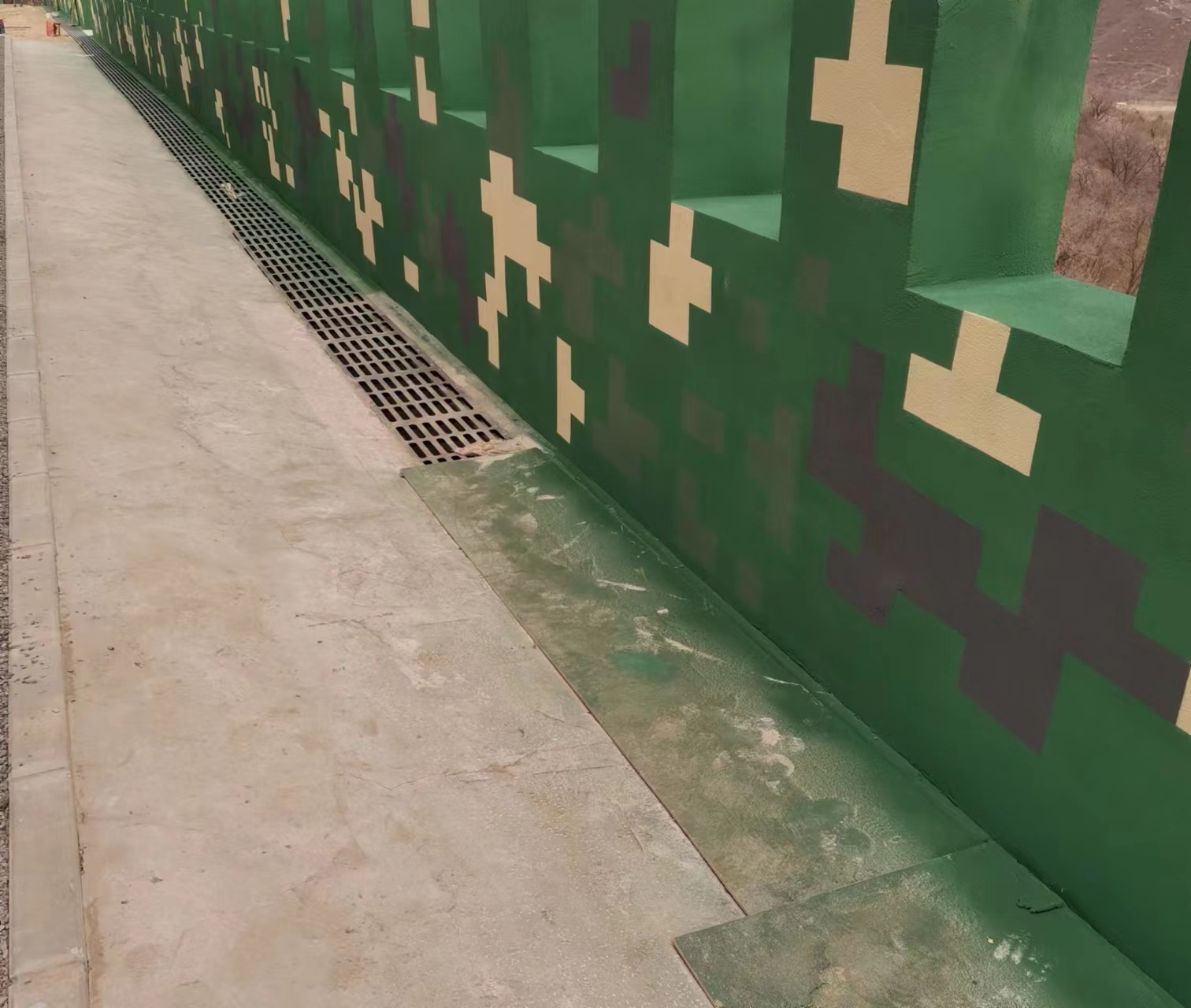 云浮围墙迷彩喷涂,数迷彩漆